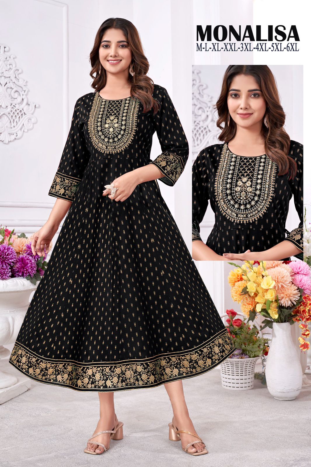 Monalisa By Sangeet Rayon Gold Printed Kurtis Wholesale Shop In Surat